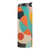 Moderne Kunst Mitte des Jahrhunderts, Vertikaler N Thermosbecher (Nach links gedreht)