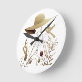 Moderne Kunst & Mode Wanduhr (Winkel)