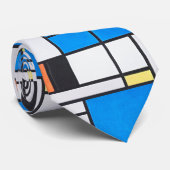 Moderne Kunst Mondrian Krawatte - Bold & Iconic St (Gerollt)
