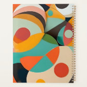 Moderne Kunst, Name & 2 Textzeilen Planer (Rückseite)