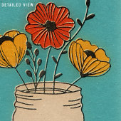 Moderne Kunst oder dekoratives Papierposter Poster