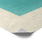 Moderne Kunst oder dekoratives Papierposter Poster (Ecke)