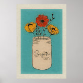 Moderne Kunst oder dekoratives Papierposter Poster (Vorne)
