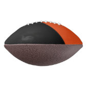 Moderne Kunst Orange / Schwarz Football (Gedreht 90)