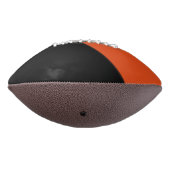 Moderne Kunst Orange / Schwarz Football (Gedreht 270)