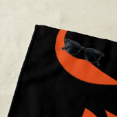 Moderne Kunst Orange / Schwarz Strandtuch (Beispiel)