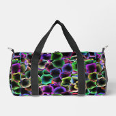 Moderne Kunst Petunias Print Cut Sew Bag Duffle Bag (Vorderseite)