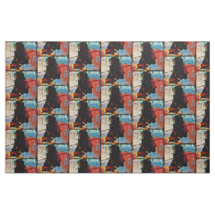 Moderne Kunst Pilgrim Stoff