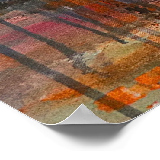 Moderne Kunst Poster (Ecke)