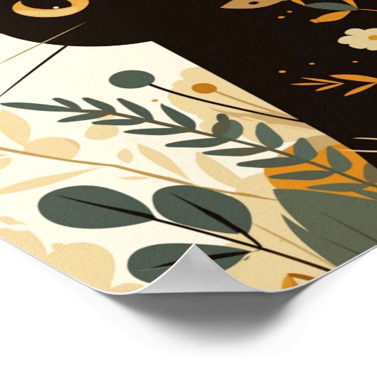 Moderne Kunst Poster (Ecke)