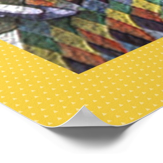 Moderne Kunst Poster (Ecke)