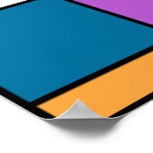 Moderne Kunst Poster (Ecke)
