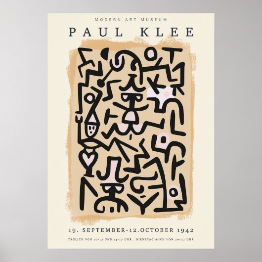 Moderne Kunst Poster (Vorne)