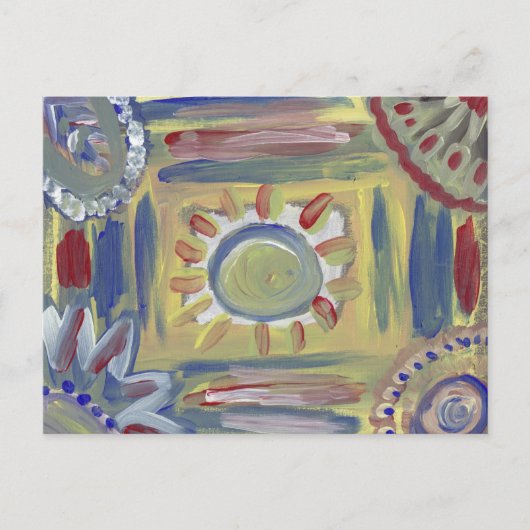 Moderne Kunst Postkarte (Vorderseite)