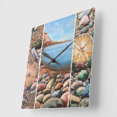 MODERNE KUNST QUADRATISCHE WANDUHR (Winkel)