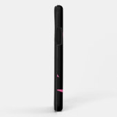 Moderne Kunst rosa / schwarz Case-Mate iPhone Hülle (Hinten/Rechts)