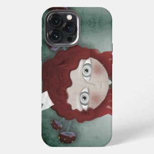 Moderne Kunst rothaarige weiße Kronprinzessin groß iPhone 13 Pro Max Hülle