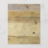 Moderne Kunst Rustikale Typografie Einladungen (Rückseite)