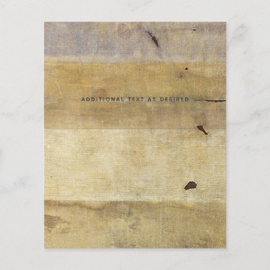 Moderne Kunst Rustikale Typografie Einladungen (Rückseite)