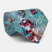 Moderne Kunst-saure Paisley-Hals-Krawatte Krawatte (Gerollt)