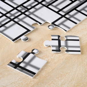 Moderne Kunst Schattenraster Puzzle