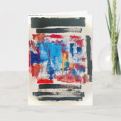 Moderne Kunst Schreibwaren Karte (Vorderseite)