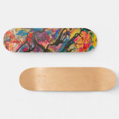 Moderne Kunst Skateboard - Baum des Kampfes (Horizontal)