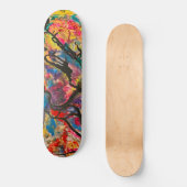 Moderne Kunst Skateboard - Baum des Kampfes (Vorderseite)