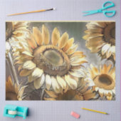 Moderne Kunst Sonnenblumen Seidenpapier (Basteln)