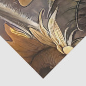 Moderne Kunst Sonnenblumen Seidenpapier (Ausschnitt)