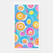 Moderne Kunst sorgt für bunten Kunstspass Serviette (Vorderseite)