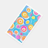 Moderne Kunst sorgt für bunten Kunstspass Serviette (Ecke)