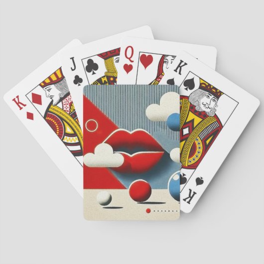 Moderne Kunst Spielkarten (Rückseite)