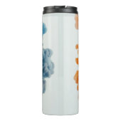 Moderne Kunst Thermal Tumbler Thermosbecher (Rückseite)