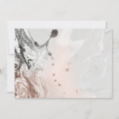 Moderne Kunst Überraschung Girl Gold Foil Kinderdu Einladung (Rückseite)