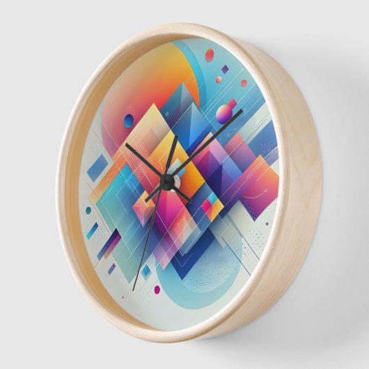 Moderne Kunst Uhr (Winkel)