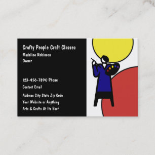 Moderne Kunst und Handwerk Design Business Card Visitenkarte