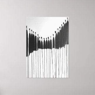 Moderne Kunst und unpersönliche Gesellschaft Leinwanddruck