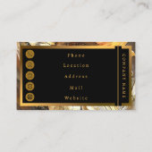 Moderne Kunst Vintag Sonnenblumen Sammlung Visitenkarte (Rückseite)