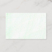 Moderne Kunst Visitenkarte (Rückseite)