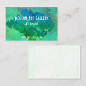 Moderne Kunst Visitenkarte (Vorne/Hinten)