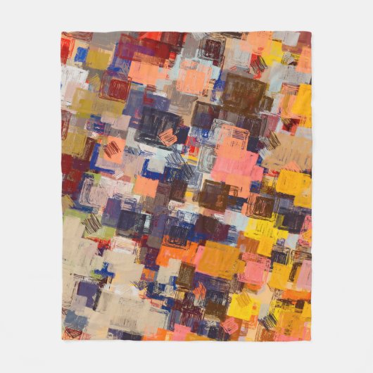 Moderne Kunst zeichne. Digitale Texturtapete. Kuns Fleecedecke (Vorderseite)