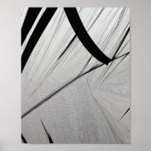 Moderne Kunst Zeichne Minimalistisch Poster (Vorne)