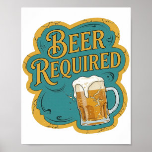 Moderne KUNSTBRAUEREI ERFORDERLICH künstlerisches Poster