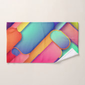 Moderne Kunstdesign-Falten der Farbe Badhandtuch Set (Handtuch)