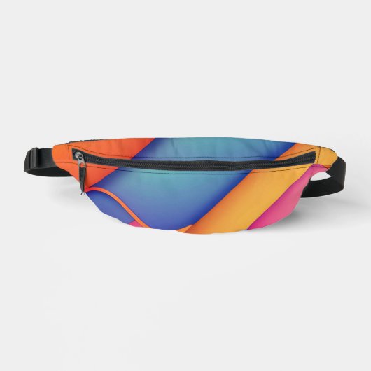 Moderne Kunstdesign-Falten der Farbe Bauchtasche (Vorderseite)