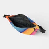 Moderne Kunstdesign-Falten der Farbe Bauchtasche (Offen)