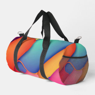Moderne Kunstdesign-Falten der Farbe Duffle Bag