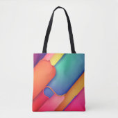 Moderne Kunstdesign-Falten der Farbe Tasche (Vorderseite)
