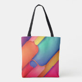 Moderne Kunstdesign-Falten der Farbe Tasche (Rückseite)